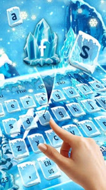 Imagen 0 para Frozen Ice Keyboard