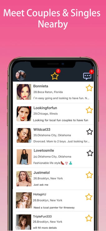 Image 0 for Threesome Swingers App: S…