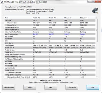 Imagen 0 para RAMMon (64-bit)