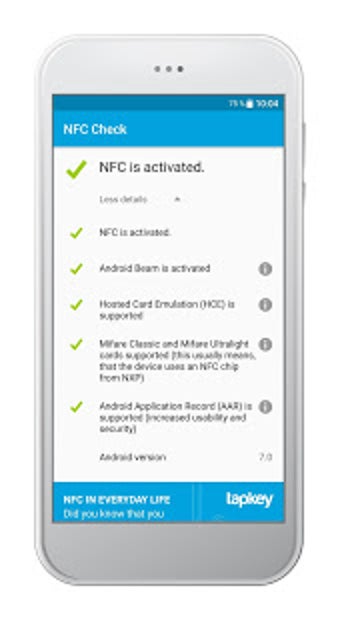 Image 0 for NFC Check by Tapkey