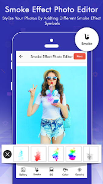 Image 1 for Smoke Effect Photo Editor