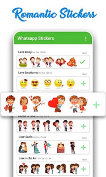 Imagen 2 para WAStickerApps: Romantic L…