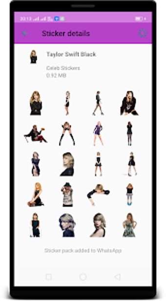 Imagen 1 para Taylor Swift WAStickerApp…