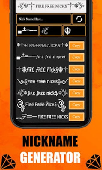 Imagen 1 para Nickname Generator Fire F…