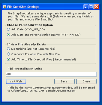 Imagen 0 para File SnapShot