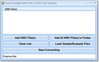 Image 0 for Convert Multiple WMV File…