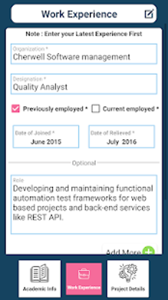Image 3 for CV Maker Resume Builder A…