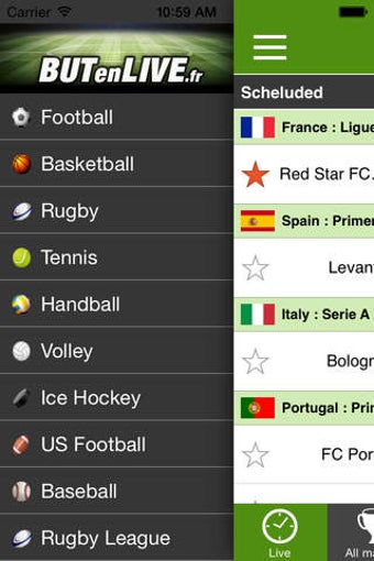 Image 0 for Scores en direct - BUTenL…
