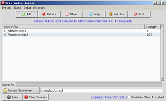 Imagen 0 para Free Audio Joiner
