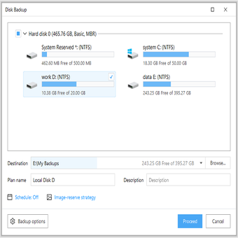 Image 2 for EaseUS Todo Backup Free