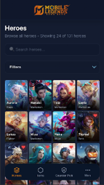 Imagen 0 para MOBA Wiki  MLBB Guide