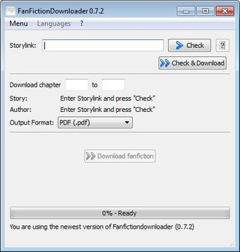 Imagen 0 para FanfictionDownloader