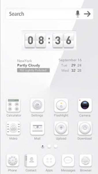 Image 0 for White launcher theme &wal…