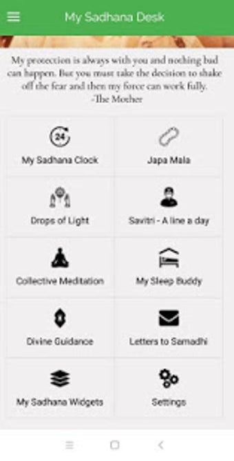 Image 0 for My Sadhana Desk on Sri Au…