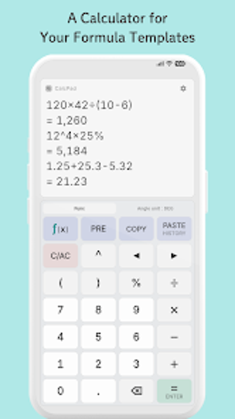 Image 0 for CalcPad - Save Your Formu…