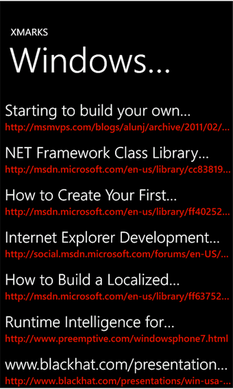 Image 2 for Xmarks for Windows 10