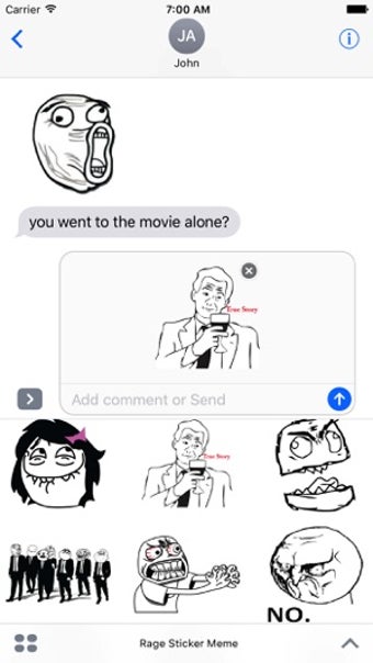 Image 2 for Rage Comic Memes Sticker …