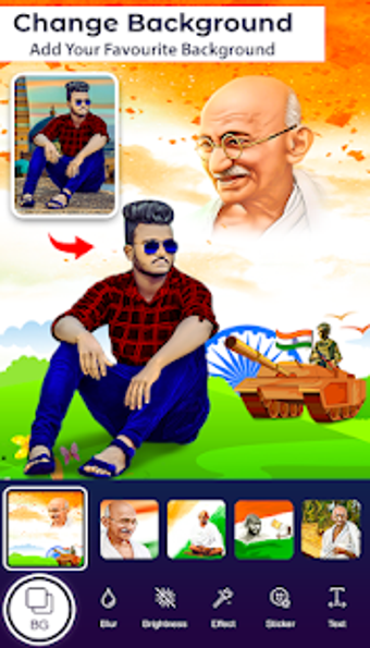 Image 1 for Gandhi Jayanti Photo Edit…
