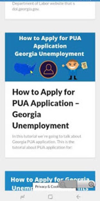 Image 0 for Ga Unemployment App