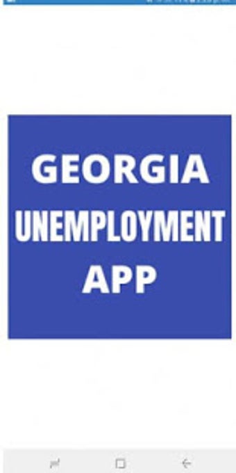 Image 1 for Ga Unemployment App