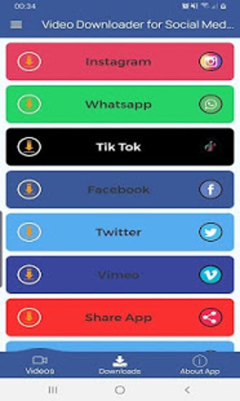 Imagen 1 para Video Downloader for Soci…