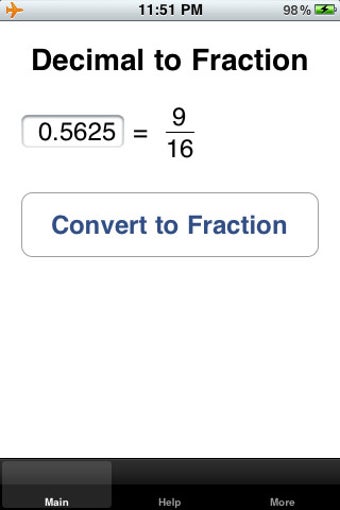 Image 0 for To Fraction