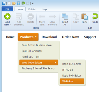 Imagen 1 para Easy CSS Menu