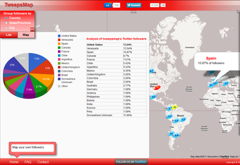 Image 0 for Tweepsmap
