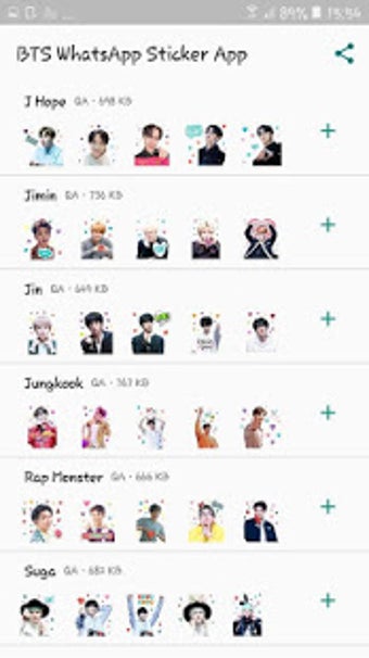 Image 2 for BTS WAStickerApps KPOP Id…