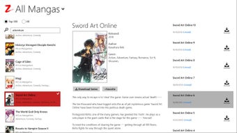 Imagen 1 para Manga Z for Windows 8