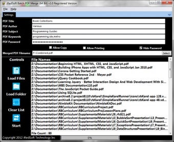 Image 0 for iRedSoft Batch PDF Merge …