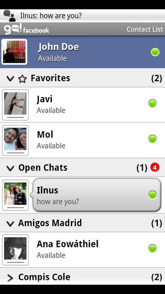 Image 1 for Go Chat Facebook