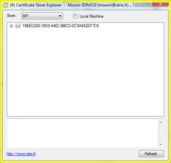 Image 0 for IE Certificate Stores Exp…