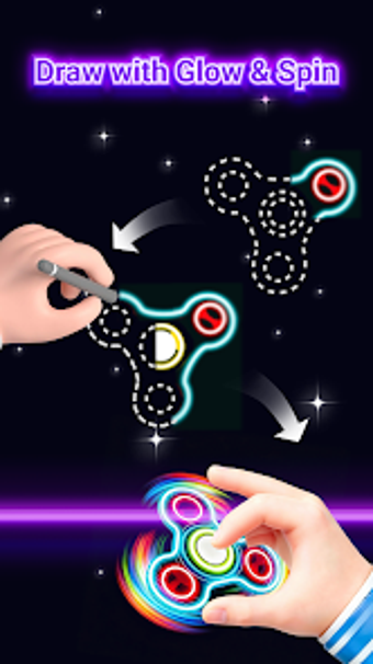 Image 0 for Glow Paint: Spin  Relax