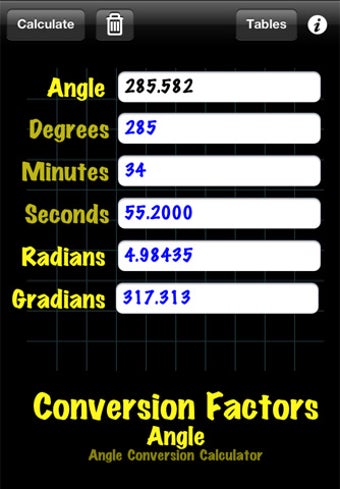 Image 0 for Conversion Factors - Angl…