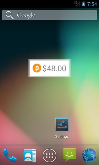 Imagen 0 para Simple Bitcoin Widget