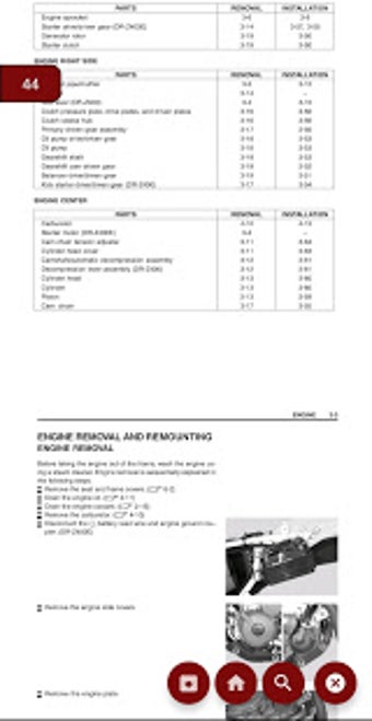 Image 1 for Motorcycle manuals