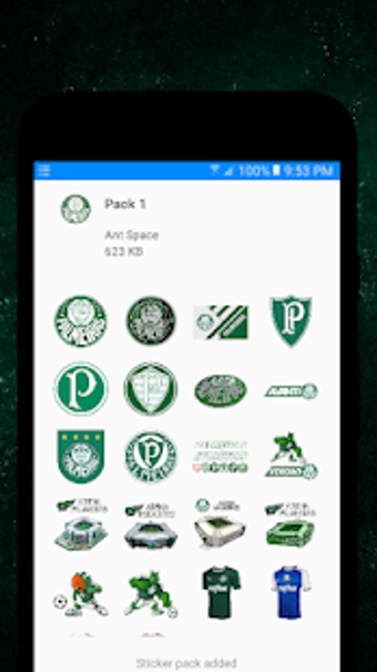 Imagen 2 para Palmeiras Stickers for Wh…