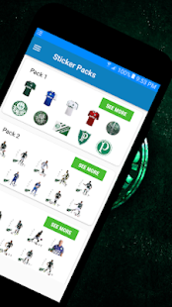 Imagen 3 para Palmeiras Stickers for Wh…