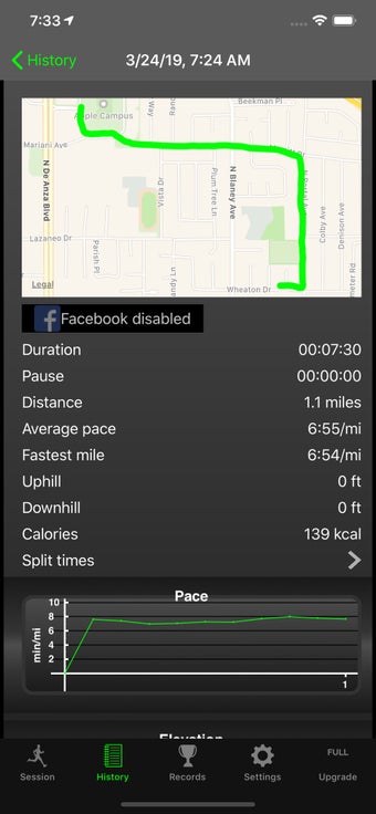 Image 1 for Fitmeter Run