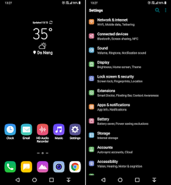 Imagen 2 para Black theme for LG G7 V35…