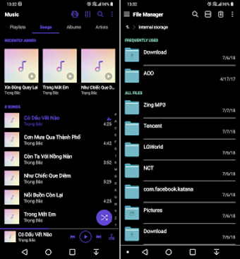 Imagen 1 para Black theme for LG G7 V35…