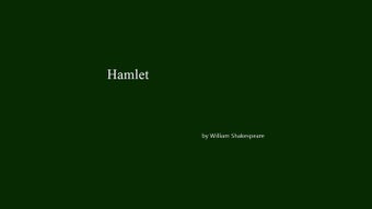Imagen 0 para Hamlet by William Shakesp…