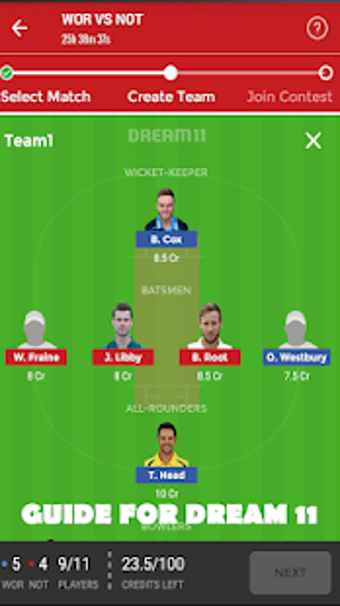 Image 1 for Guide Dream11 for Fantasy…