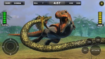 Image 1 for Angry Anaconda vs Dinosau…