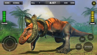 Image 0 for Angry Anaconda vs Dinosau…