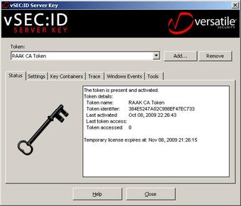 Imagen 0 para vSEC:ID Server Key