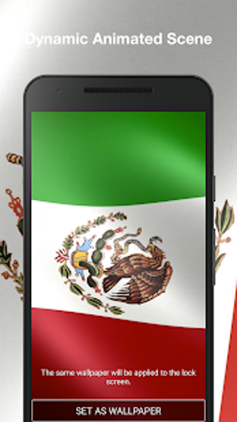 Image 1 for 3D Mexico Flag Live Wallp…