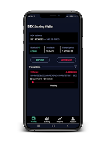 Image 0 for BEX Staking Wallet