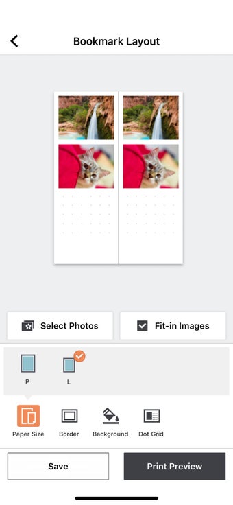 Image 1 for SELPHY Photo Layout